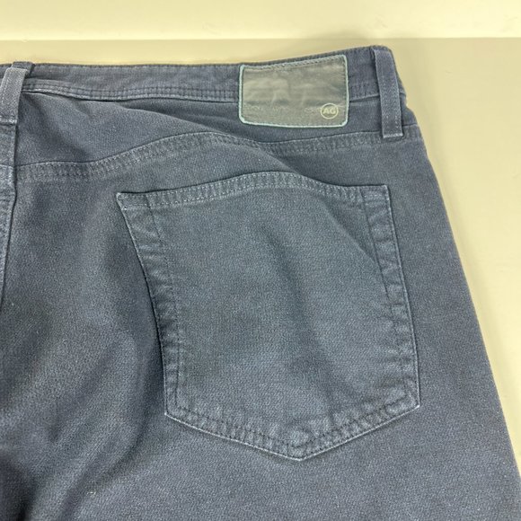 Adriano Goldschmied Pants 40 x 32* Everett Slim Straight Leg Dark Blue Chinos - Picture 9 of 16